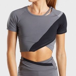 Gymshark Color Block Crop Top